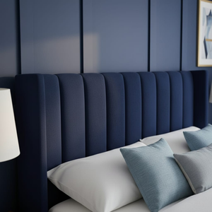 Lucera Velvet Winged Panel Headboard