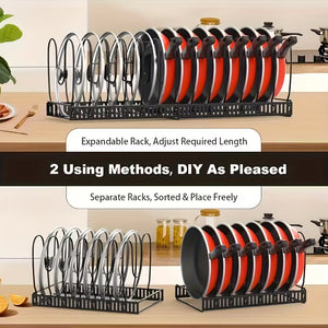 Expandable Pot and Pan Organizer