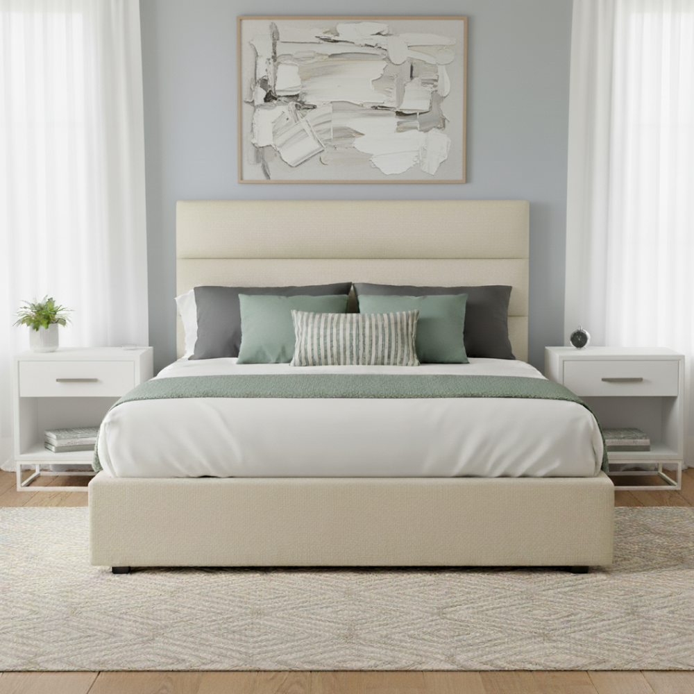 Linara Linen Panel Headboard