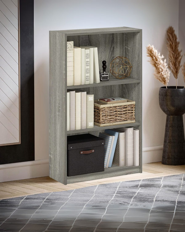 Minimalist 3-Tier Bookcase