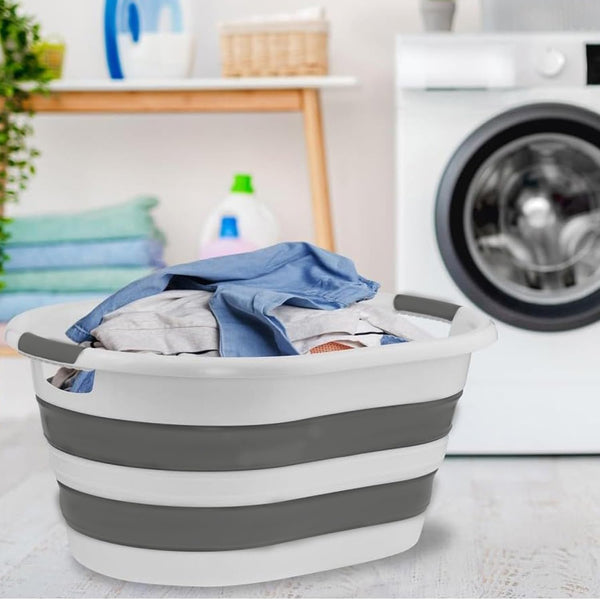 Collapsible Laundry Bucket with Handles