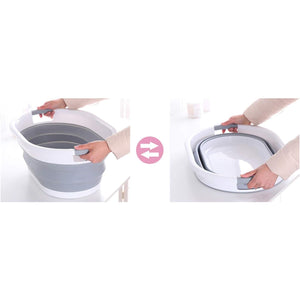 Collapsible Laundry Bucket with Handles