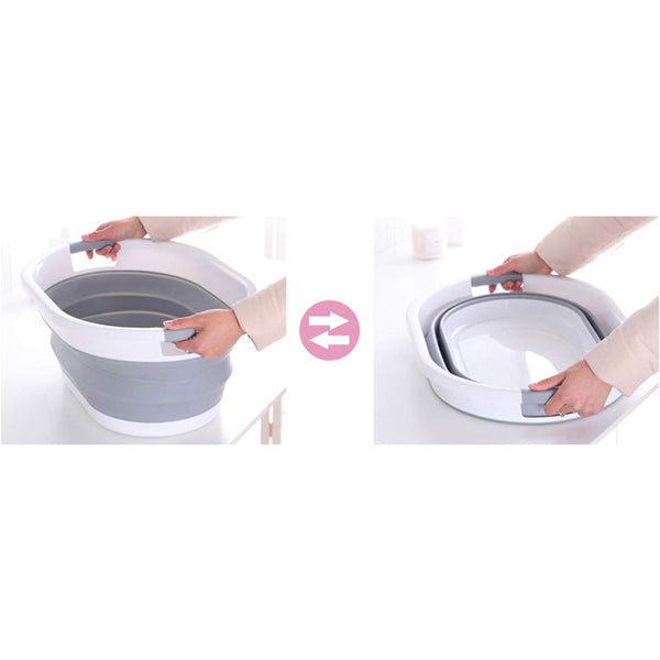 Collapsible Laundry Bucket with Handles