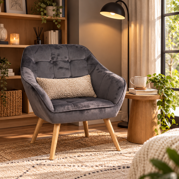Amara Velvet Accent Chair