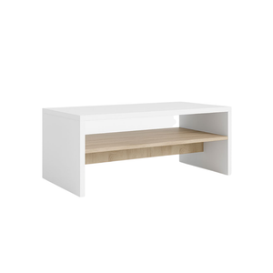 Arcline Coffee Table with Shelf