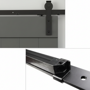 Ventaro Barn Door Railing Kit Soft Close Mechanism