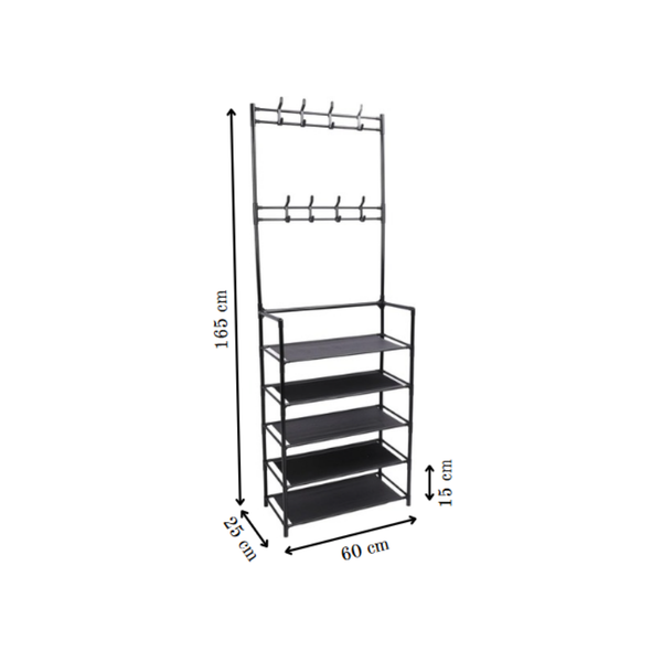 Strato 5-Tier Rack with Hooks