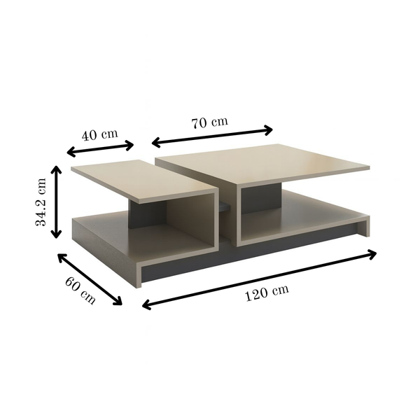 Opaline Two-Tone Coffee table