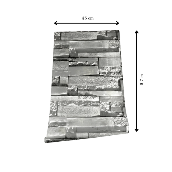 Urban Slate Self-Adhesive Wall Stickers