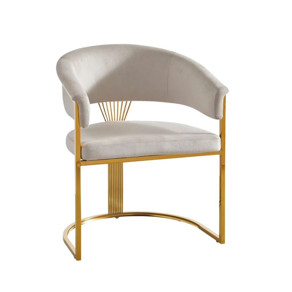 Lumière Velvet Dining Chair