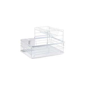 Alpine White 2-Tier Dish Drying Rack