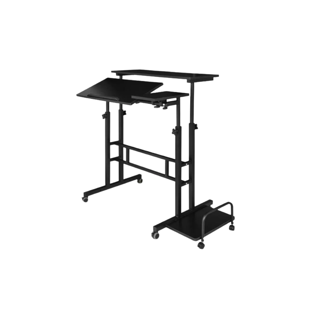 VersaRise Adjustable Standing Desk with Wheels