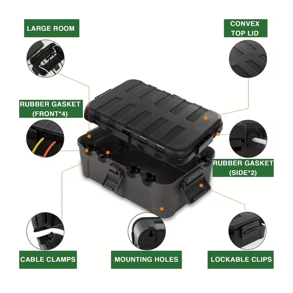 Elaris Outdoor Waterproof Cable Protection Box