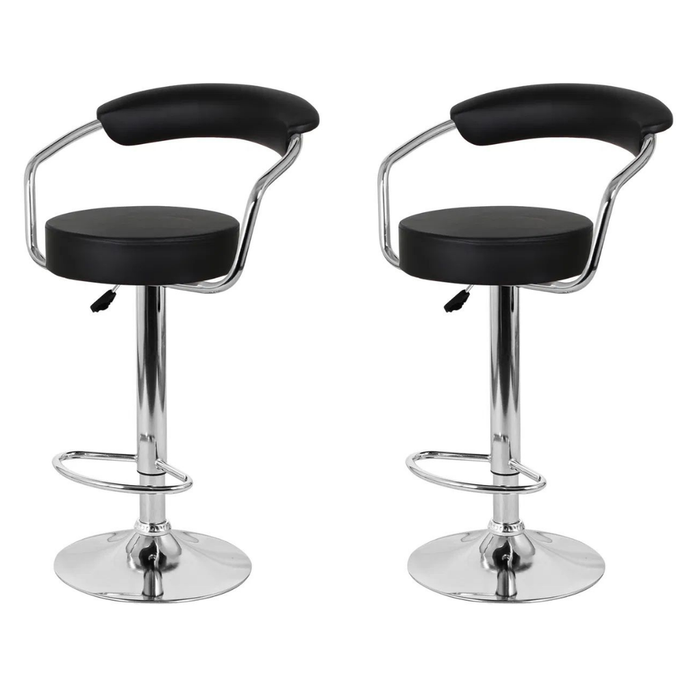 Milano Adjustable Bar Stool (Set of 2)