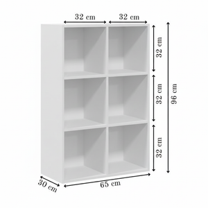 LoftCube Classic 6-Cube Storage Shelf