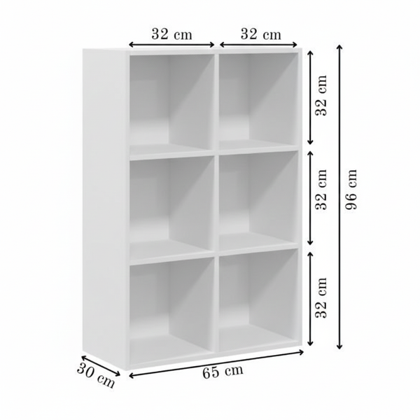 LoftCube Classic 6-Cube Storage Shelf