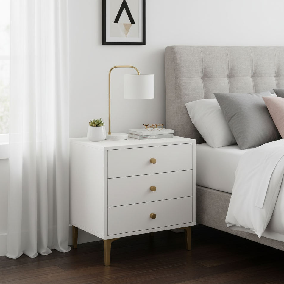 Liora 3-Drawer Night Stand