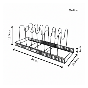 Expandable Pot and Pan Organizer