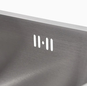 Vita Double Bowl Sink with Drainboard