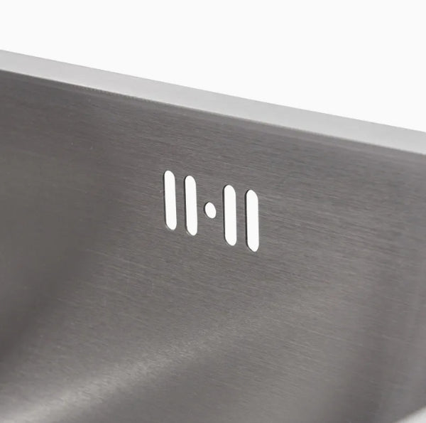Vita Double Bowl Sink with Drainboard