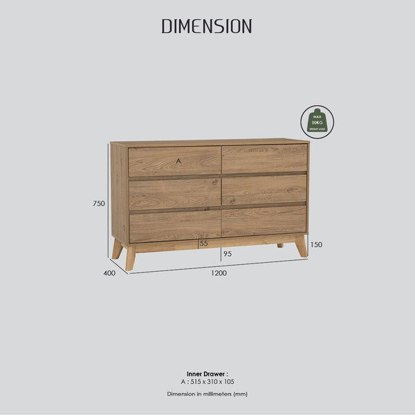 Hirado Sideboard - 1.2m