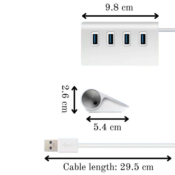 4 Port USB Hub