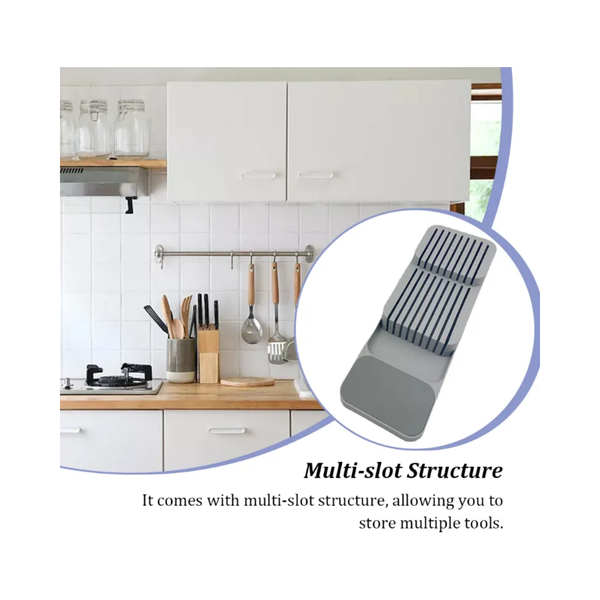Tiered Knife & Utensil Drawer Organizer