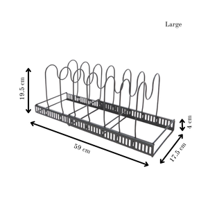 Expandable Pot and Pan Organizer