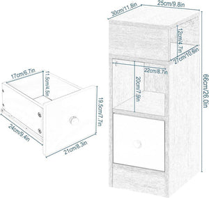 Nuno Bedside Night Stand