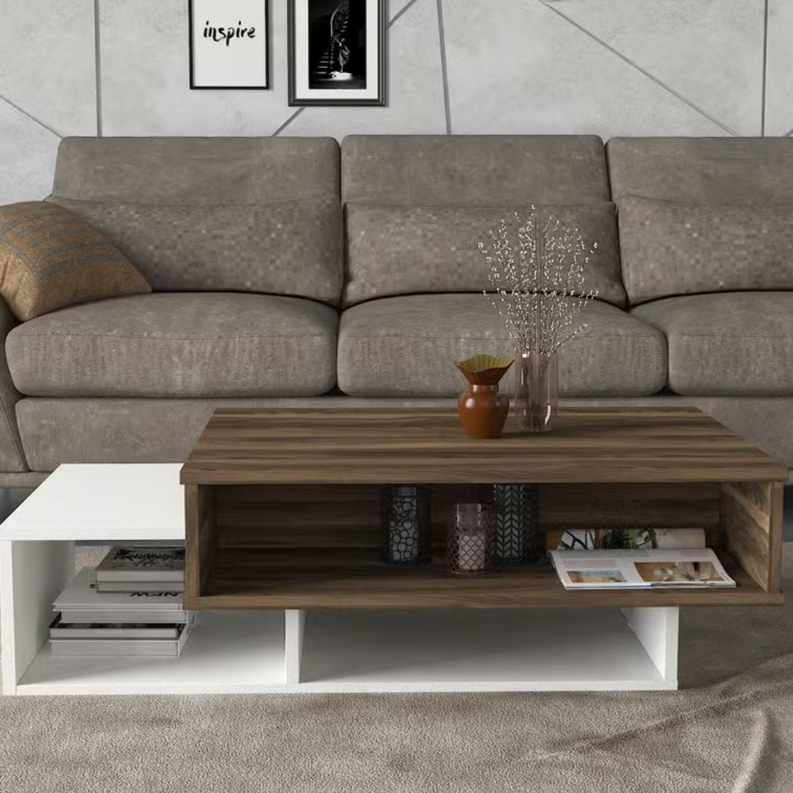 Hudson Two-Tone Coffee Table