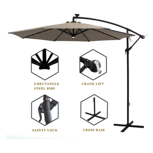Decorum & Co - Solara Cantilever Patio Umbrella