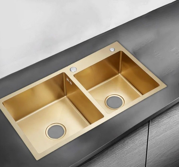 Modern Double Bowl Stainless Steel Kitchen Sink