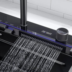 Modern Multi-Functional Kitchen Sink with LED & Temp Control