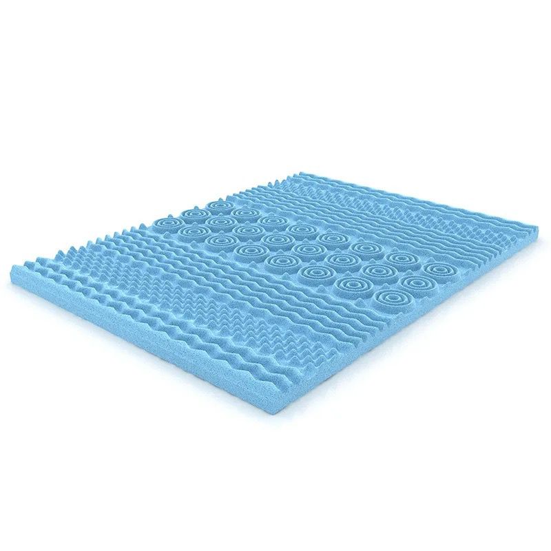 Convoluted Foam Comfortable Mattress Topper - Queen