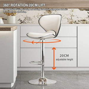 Nordic Adjustable Bar Stool (Set of 2)