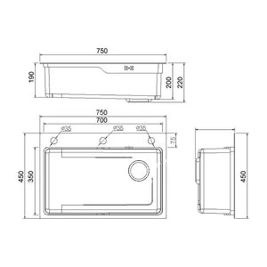 Decorum & Co - Kyoto Multi-Functional Kitchen Sink
