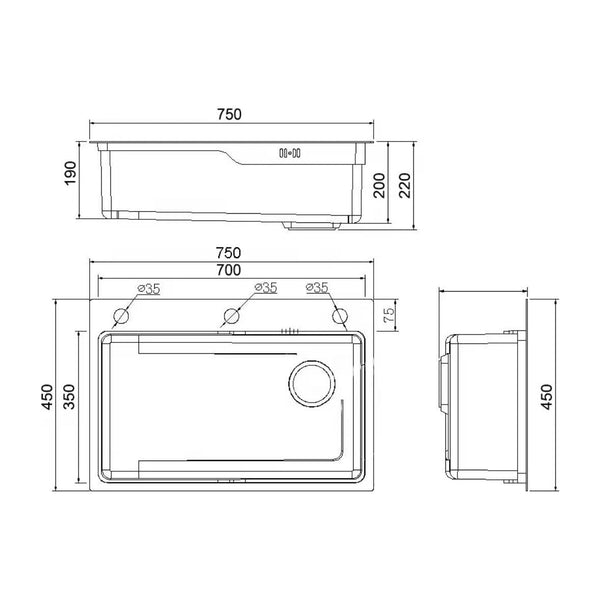 Decorum & Co - Kyoto Multi-Functional Kitchen Sink