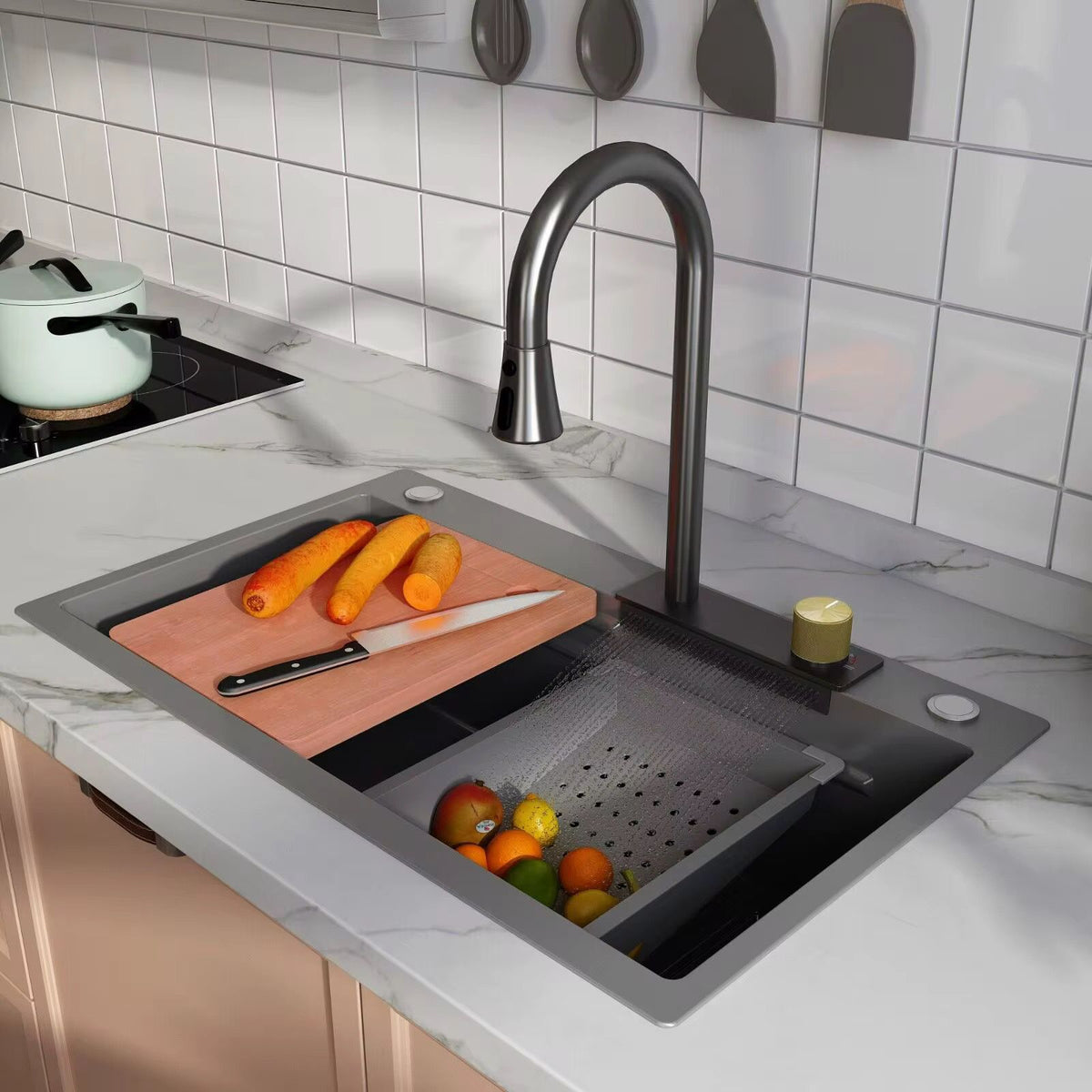 Functional Sinks Kyoto Multi-Functional Kitchen Sink