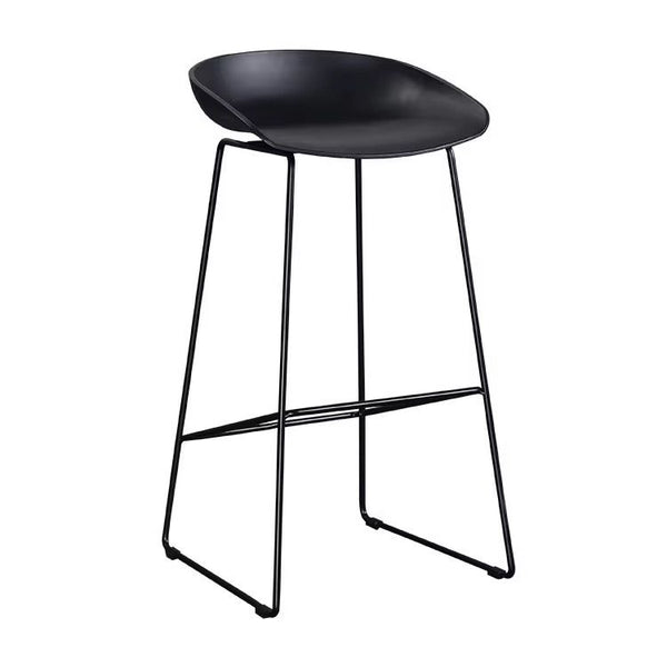 Noir Minimalist Bar Stool (Set of 4)