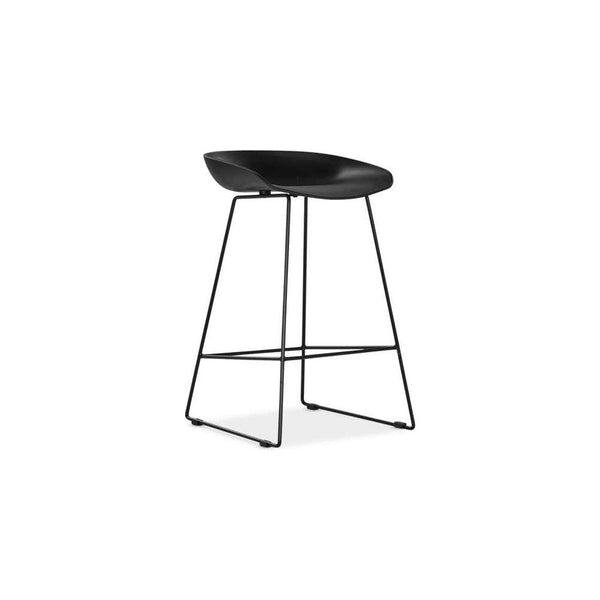 Noir Minimalist Bar Stool (Set of 4)