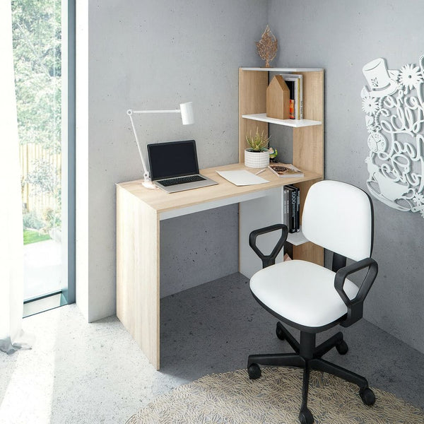 Ferlyn Compact Desk with Shelves