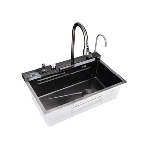 Modern Multi-Functional Kitchen Sink with LED & Temp Control