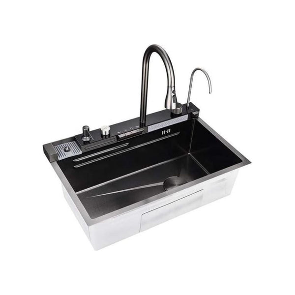 Modern Multi-Functional Kitchen Sink with LED & Temp Control