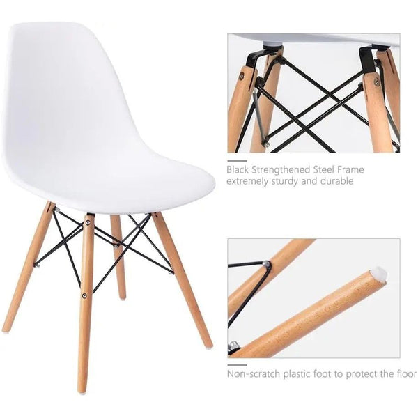 Scandinavian Dining Chair Set (Set of 4)