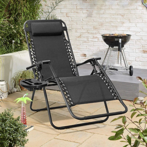 Adjustable Recliner/Lounger Zero Gravity Chairs (Set of 2)