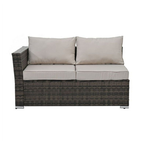 Verona 5-Seater Patio Sofa Set with Ottoman and Coffee Table