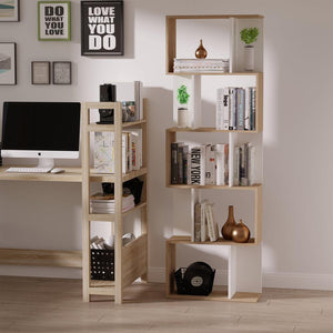 Geometric 5-Tier Display Shelf