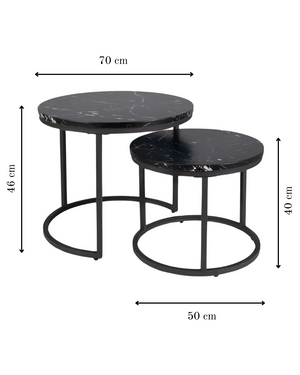 Luna Nesting Coffee Table Set
