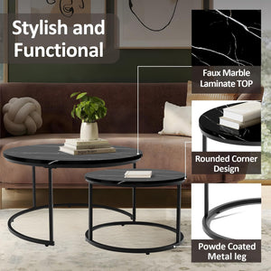 Luna Nesting Coffee Table Set