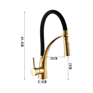 Decorum & Co - Single Bowl Kitchen Mixer/Tap – Retractable Pull-Out